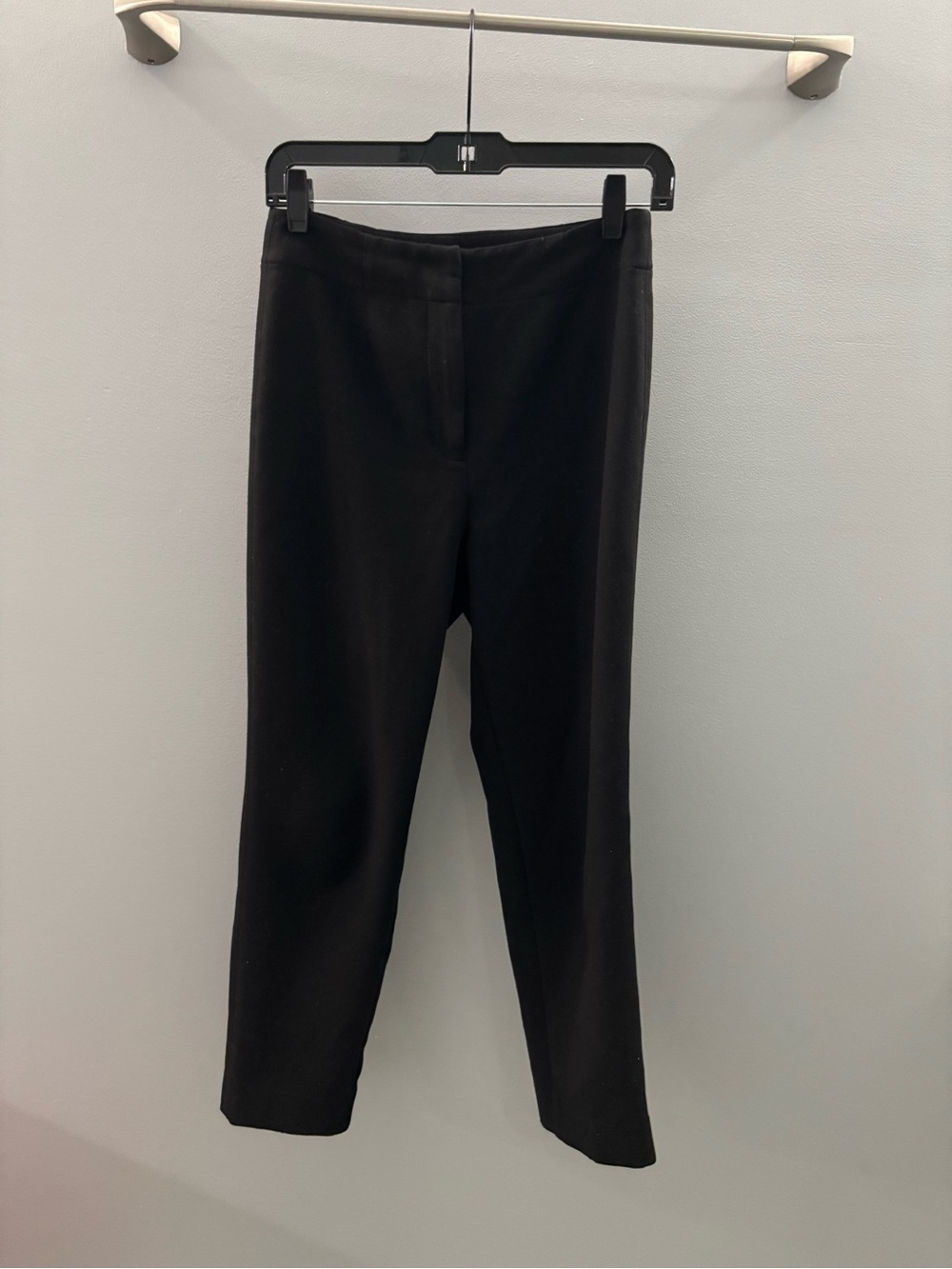 Ann Taylor Black Straight-Leg Ankle Pants